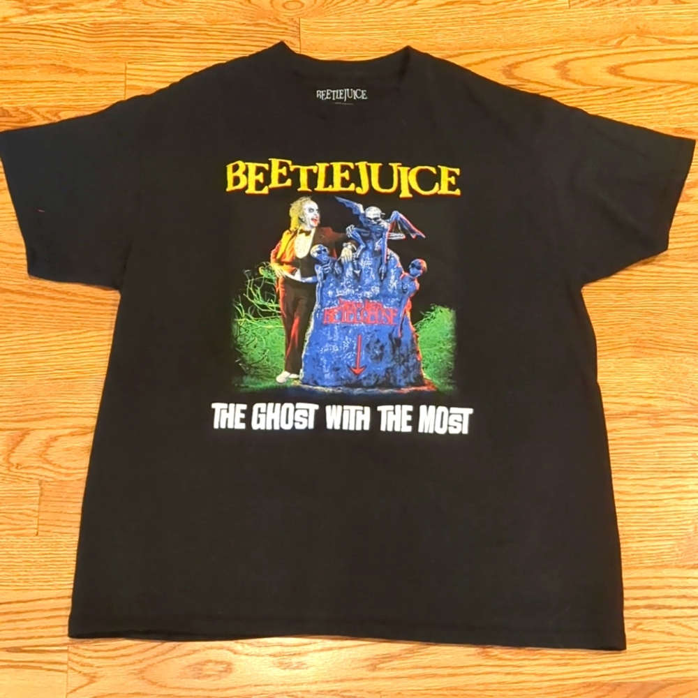 LAST DAY! Beetlejuice T-shirt, size XL